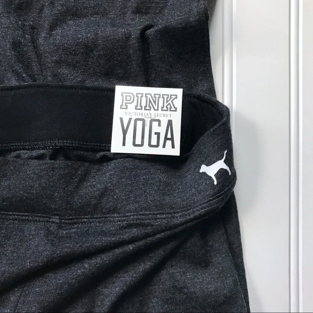 •VS PINK• mesh inset yoga legging